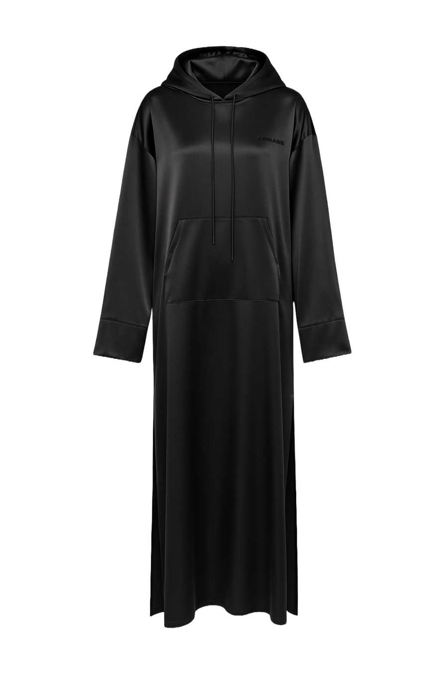 Silk Monogram Hoodie Dress