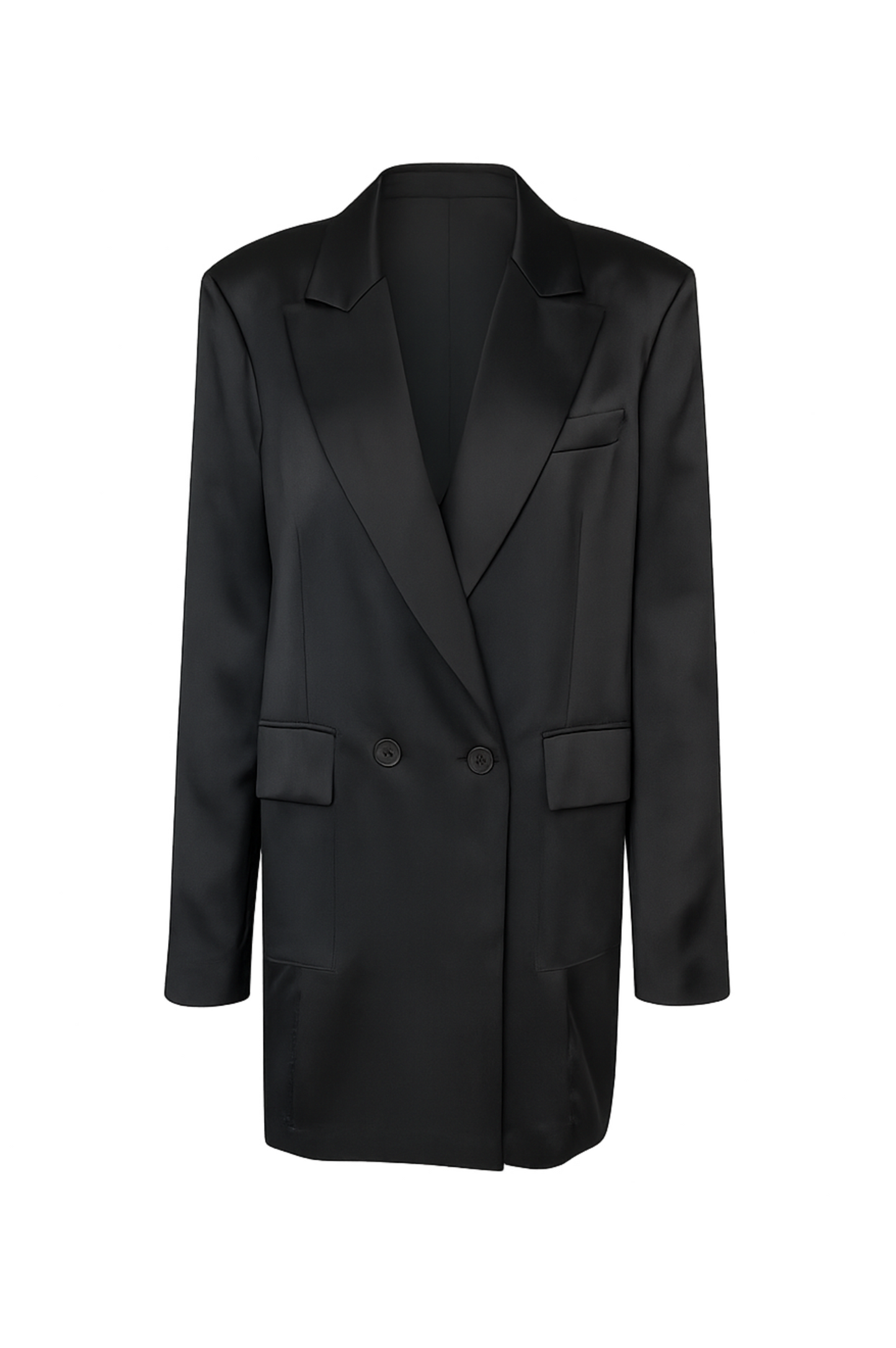 Satin Organza Zoom Blazer