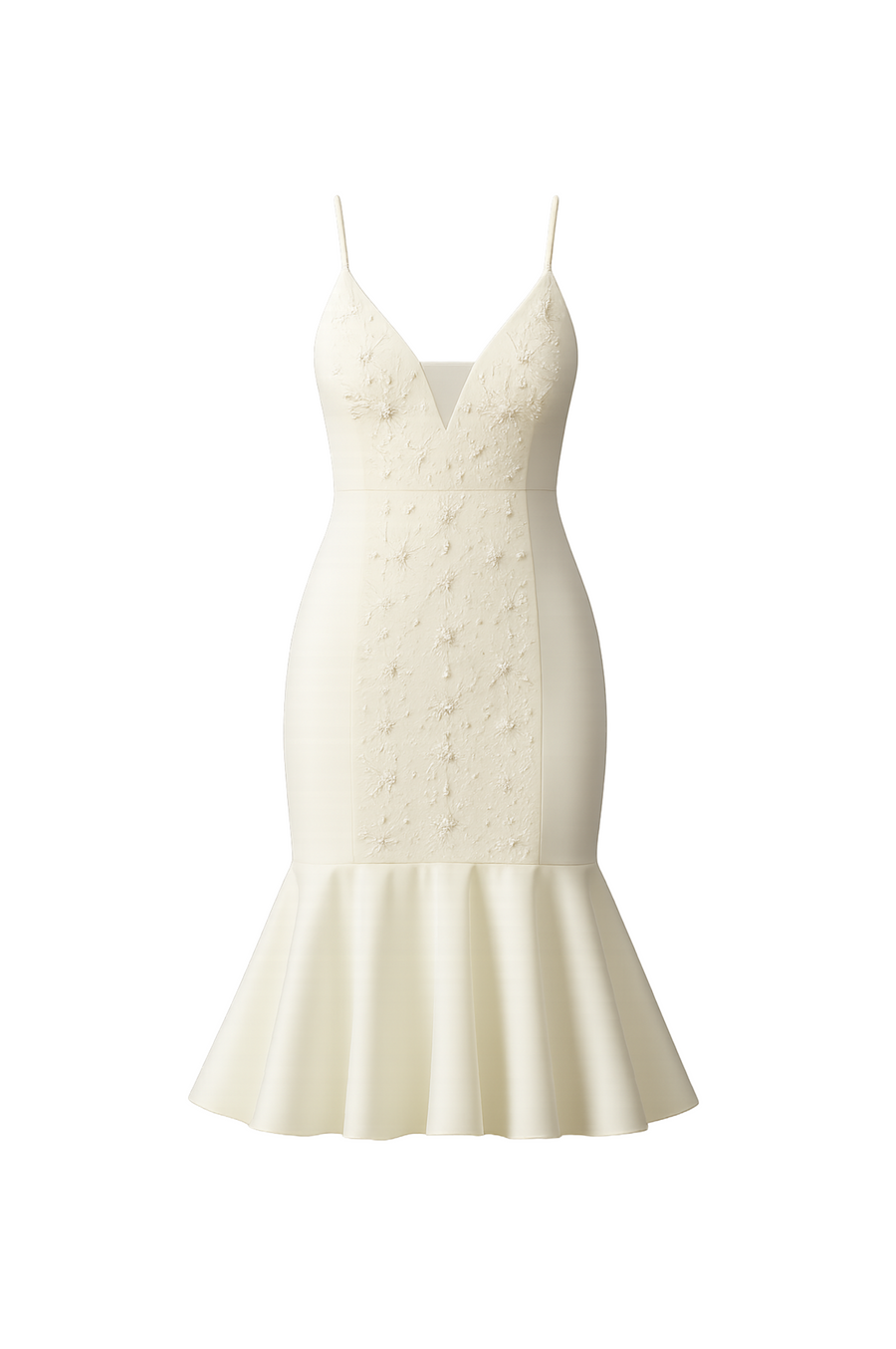 Blanche Peplum Midi Dress