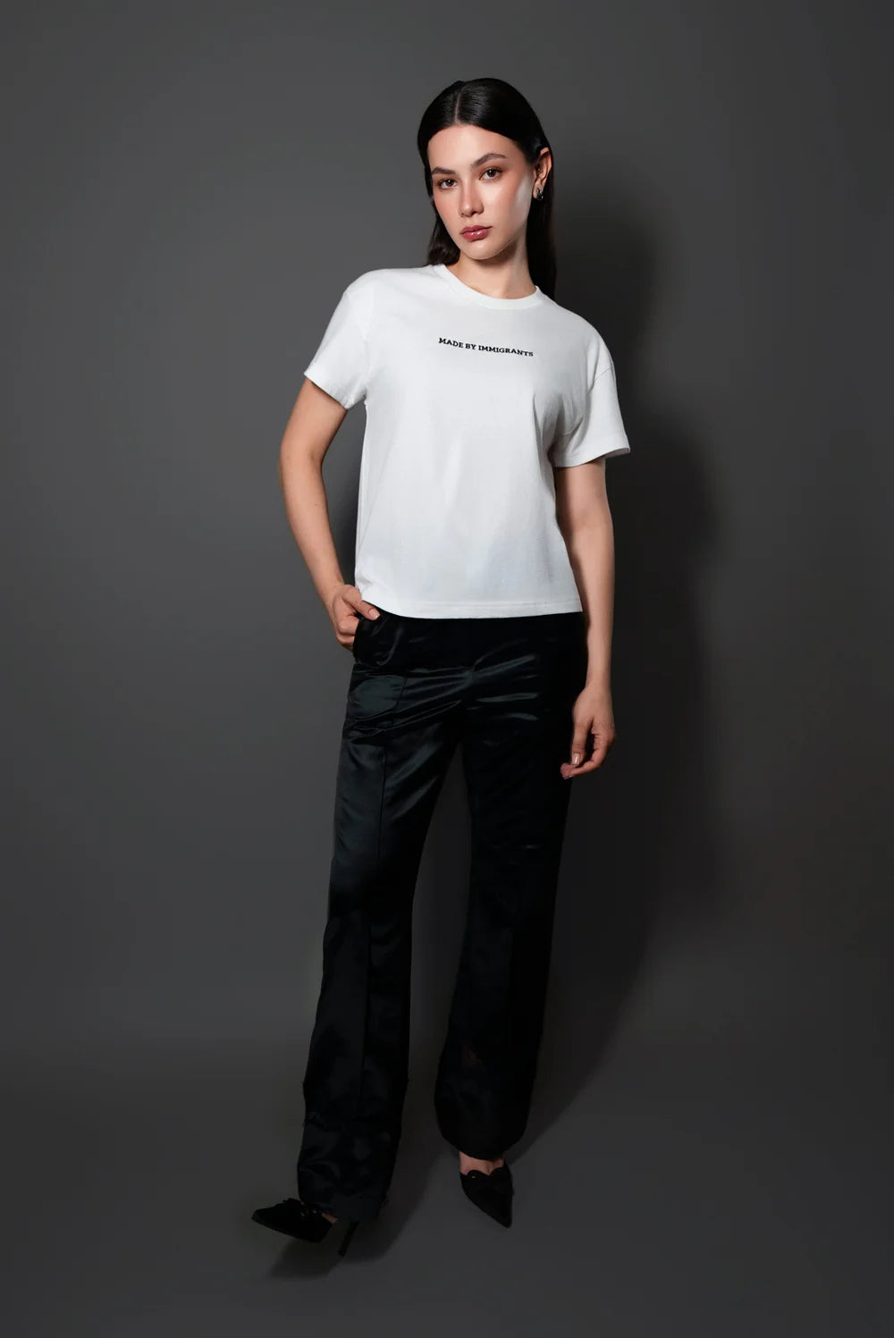 "Made by Immigrants" T-Shirt - White