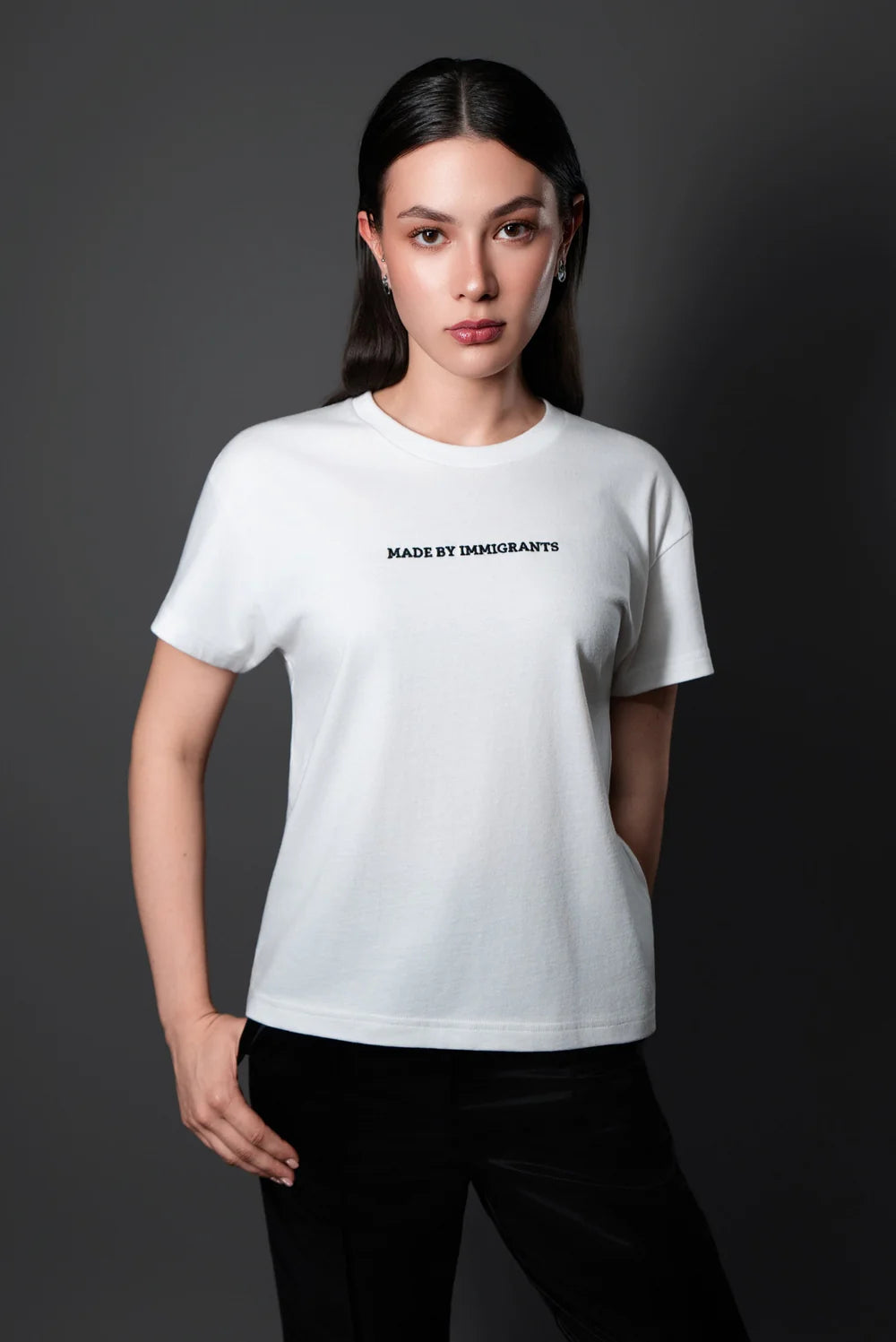 "Made by Immigrants" T-Shirt - White