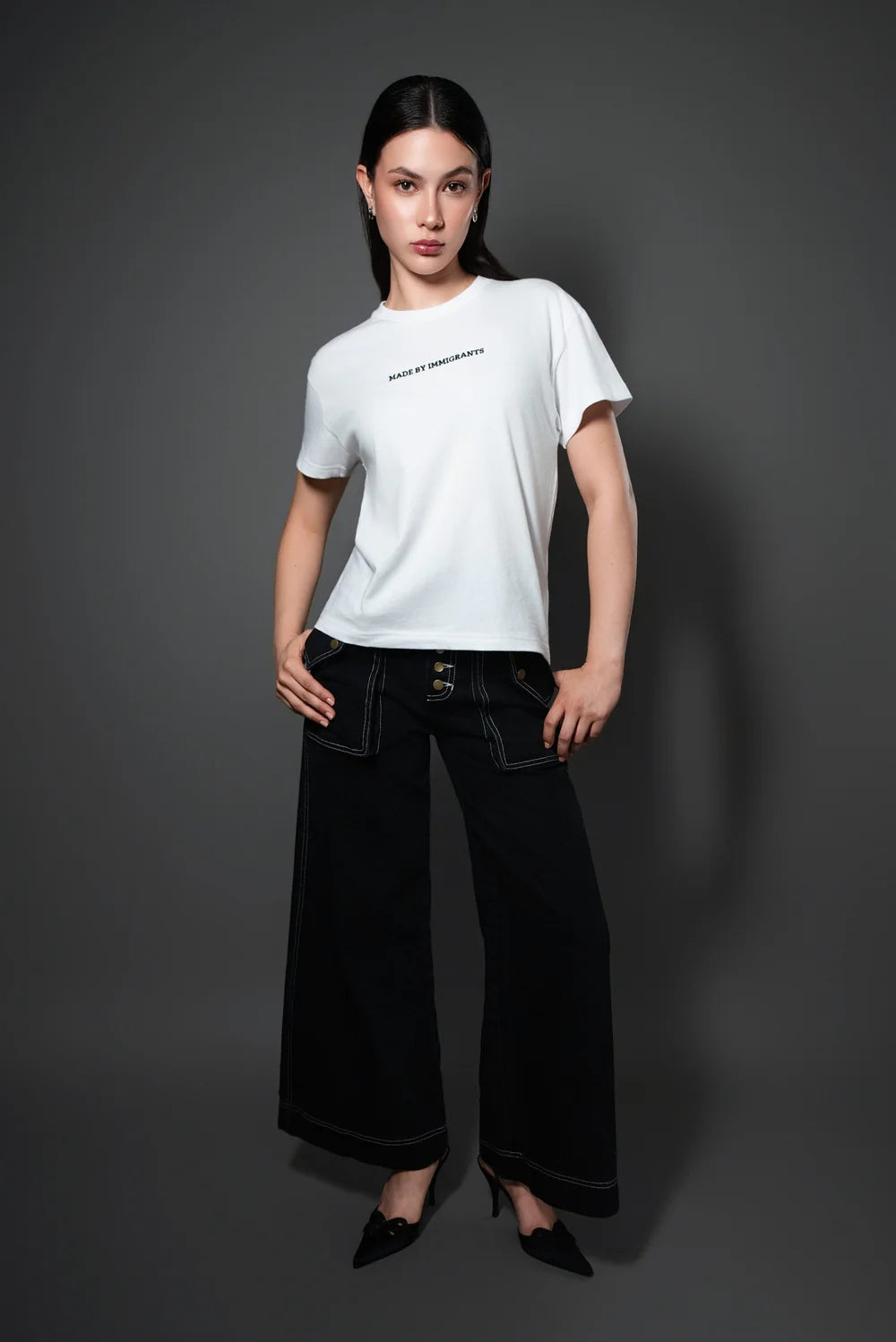 "Made by Immigrants" T-Shirt - White