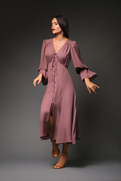 Diana Midi Silk Dress