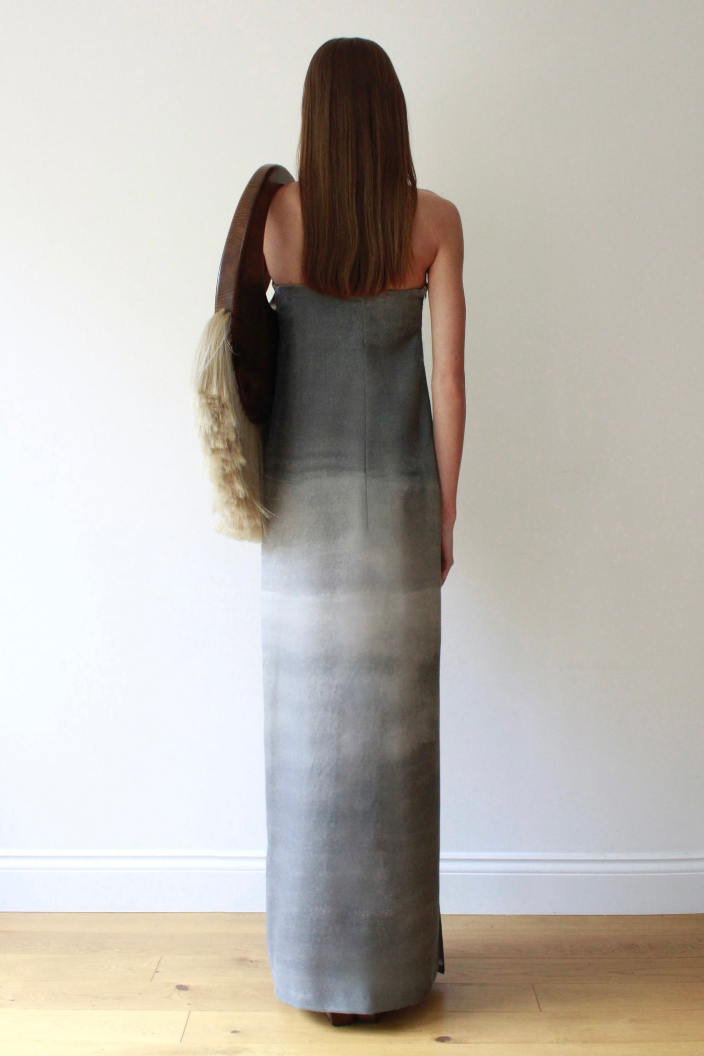 Strapless Sunset Grey Tube Dress