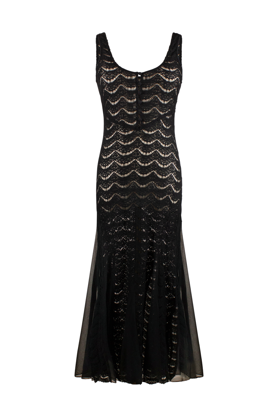 Rachael Sheer Lace Dress