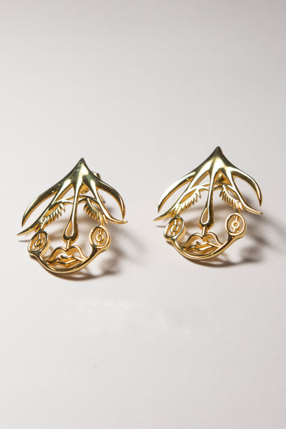 Le Visage Stud Earrings