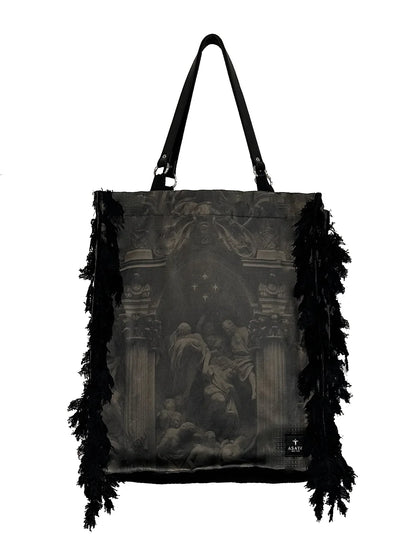 Fringed Tattoo 2-Way Large Bag