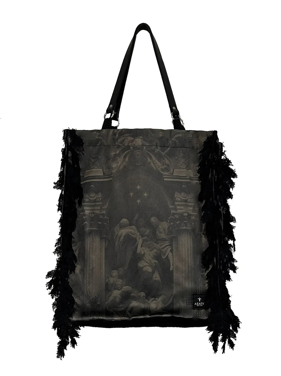 Fringed Tattoo 2-Way Large Bag