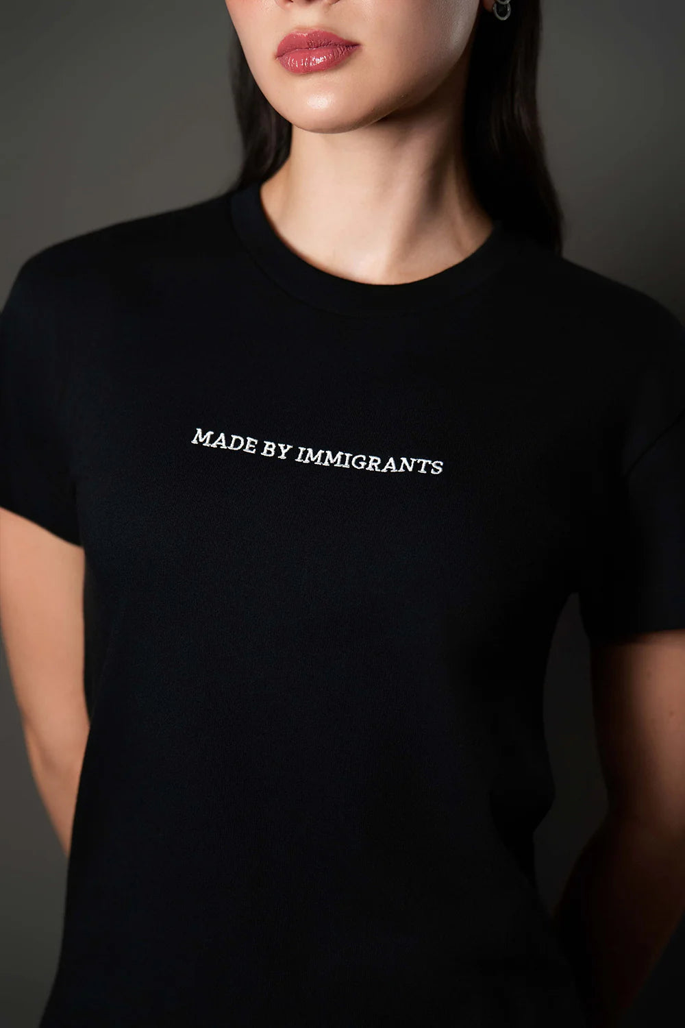 "Made by Immigrants" T-Shirt - Black