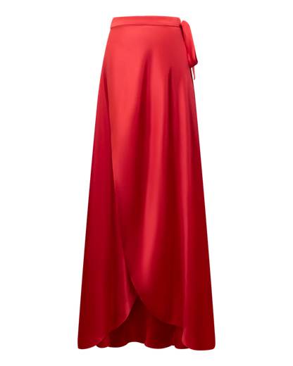 Marysol Silk Wrap Skirt