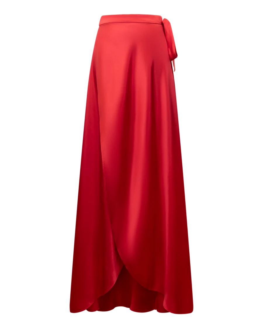 Marysol Silk Wrap Skirt