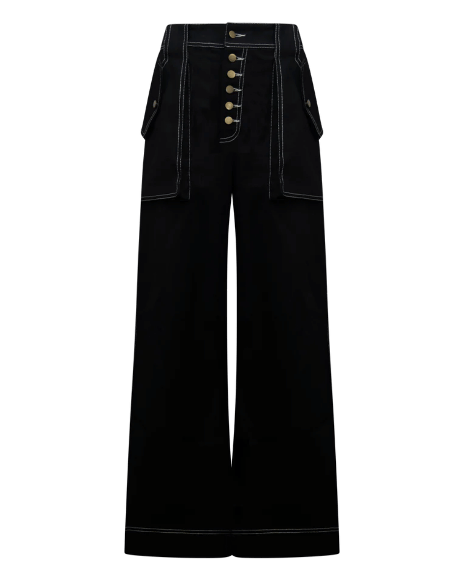 Erika Wide Leg Denim Pants