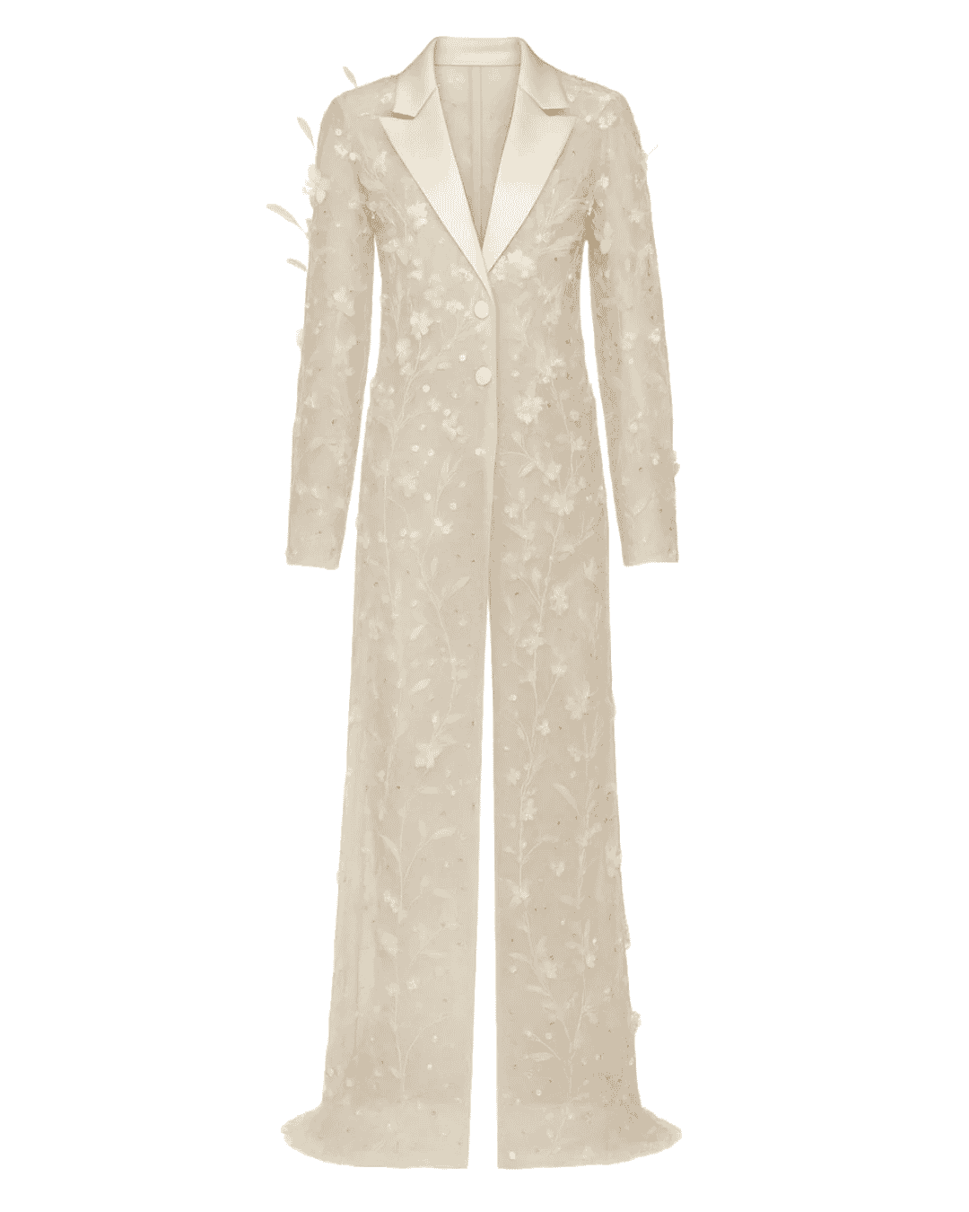 Ivory Fairy Crane Blazer