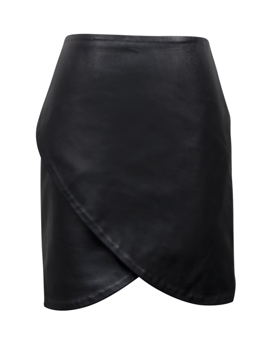 Sebastian Leather Mini Skirt