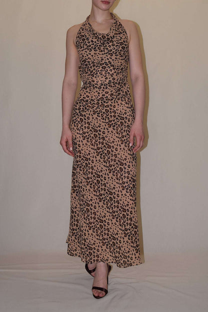 Jolene Cowl Halter Dress