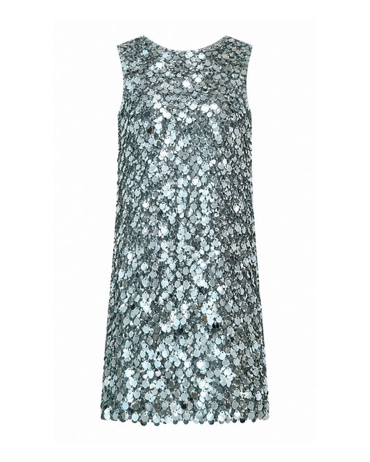 Sequin Babydoll Dress