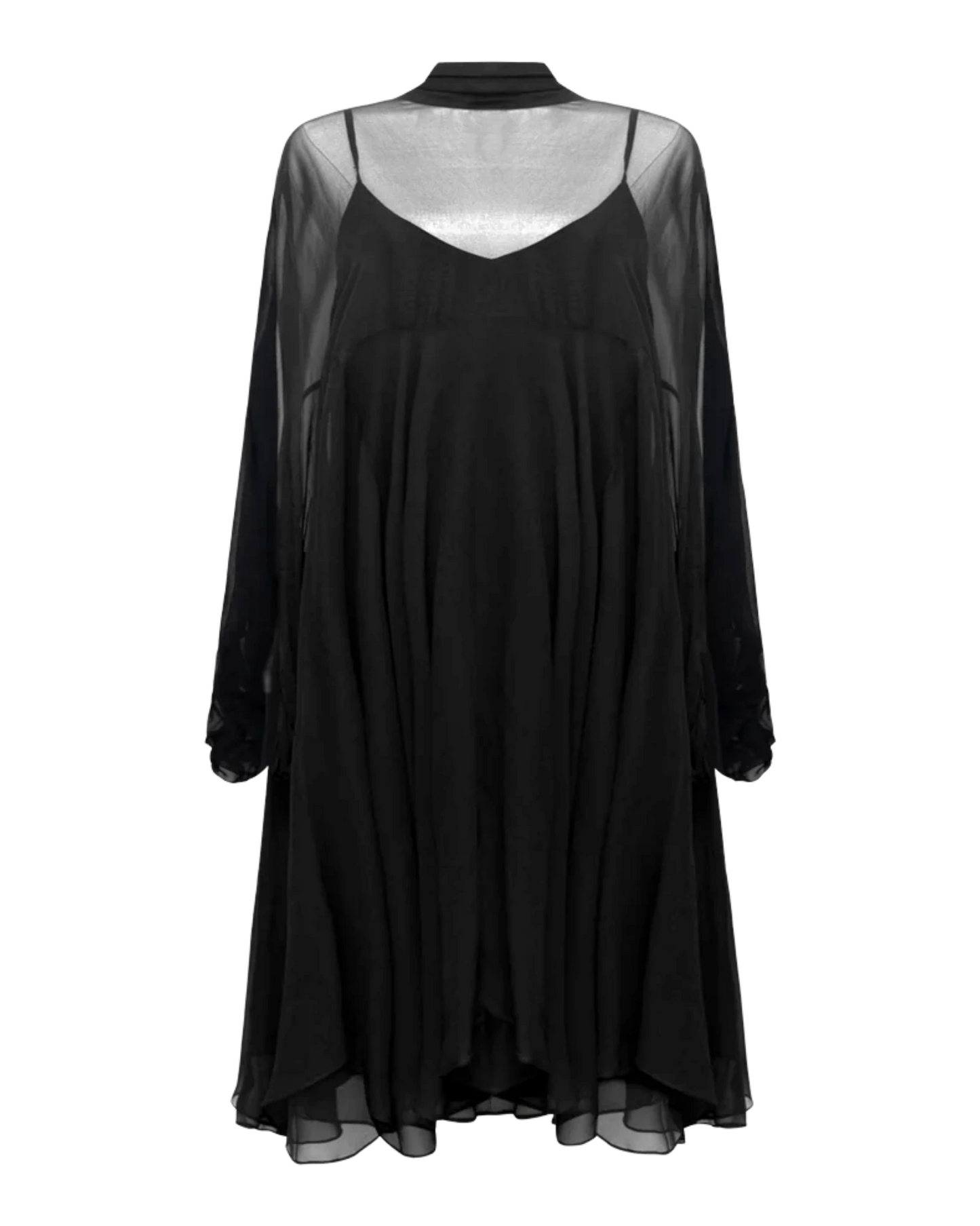 Penelope Chiffon Trapeze Dress