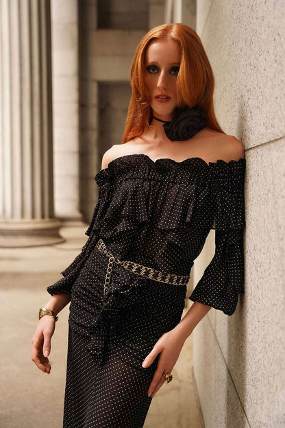 Maria Polka Dot Blouse