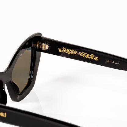 Black Cat-Eye Sunglasses