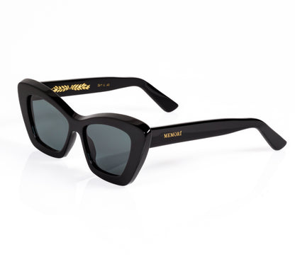 Black Cat-Eye Sunglasses