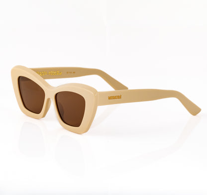 Ivory Cat-Eye Sunglasses