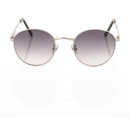 Round Sunglasses in Gold - Warm Brown Lenses