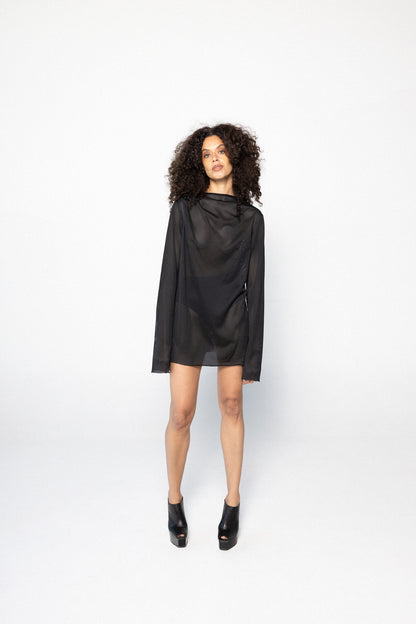 Bell Sleeve Mini House Dress