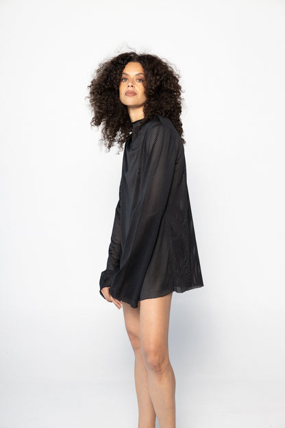Bell Sleeve Mini House Dress