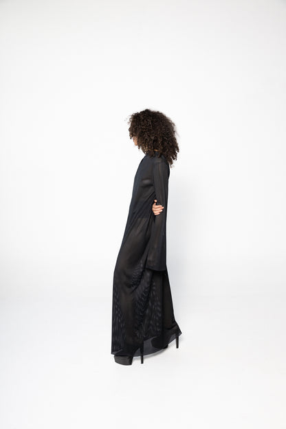 Bell Sleeve Maxi House Dress