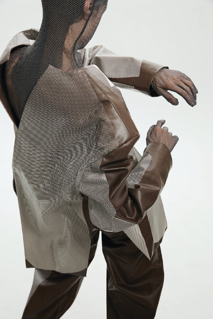 Overlapping Illusion Leather Set