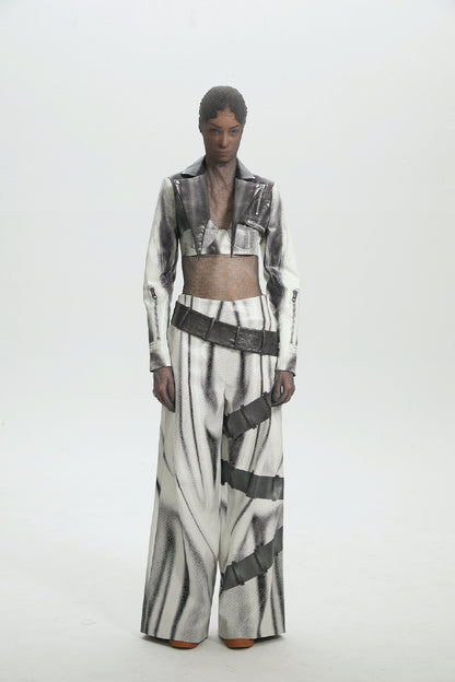 Repeated Leather Illusion Set