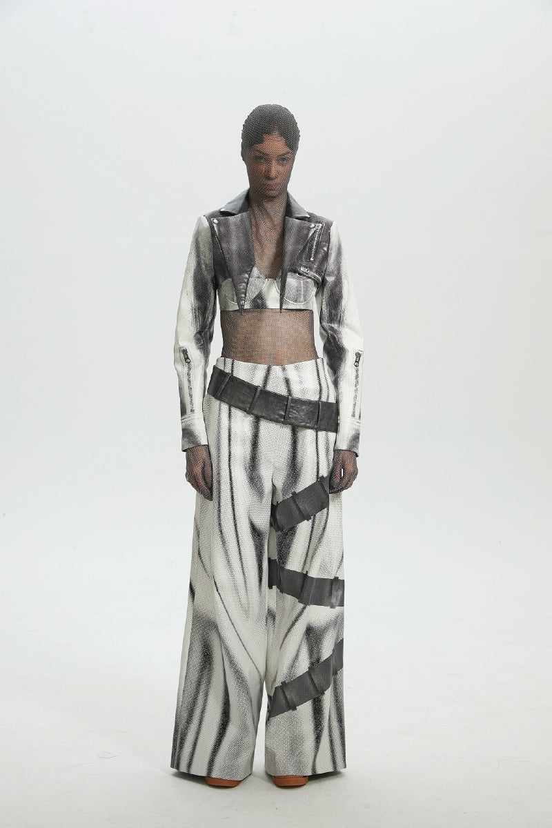 Repeated Leather Illusion Set