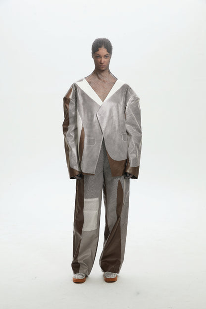 Overlapping Illusion Leather Set