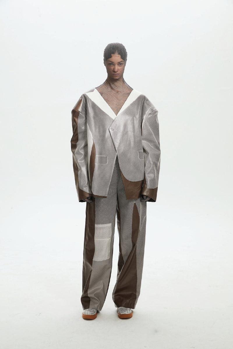 Overlapping Illusion Leather Set